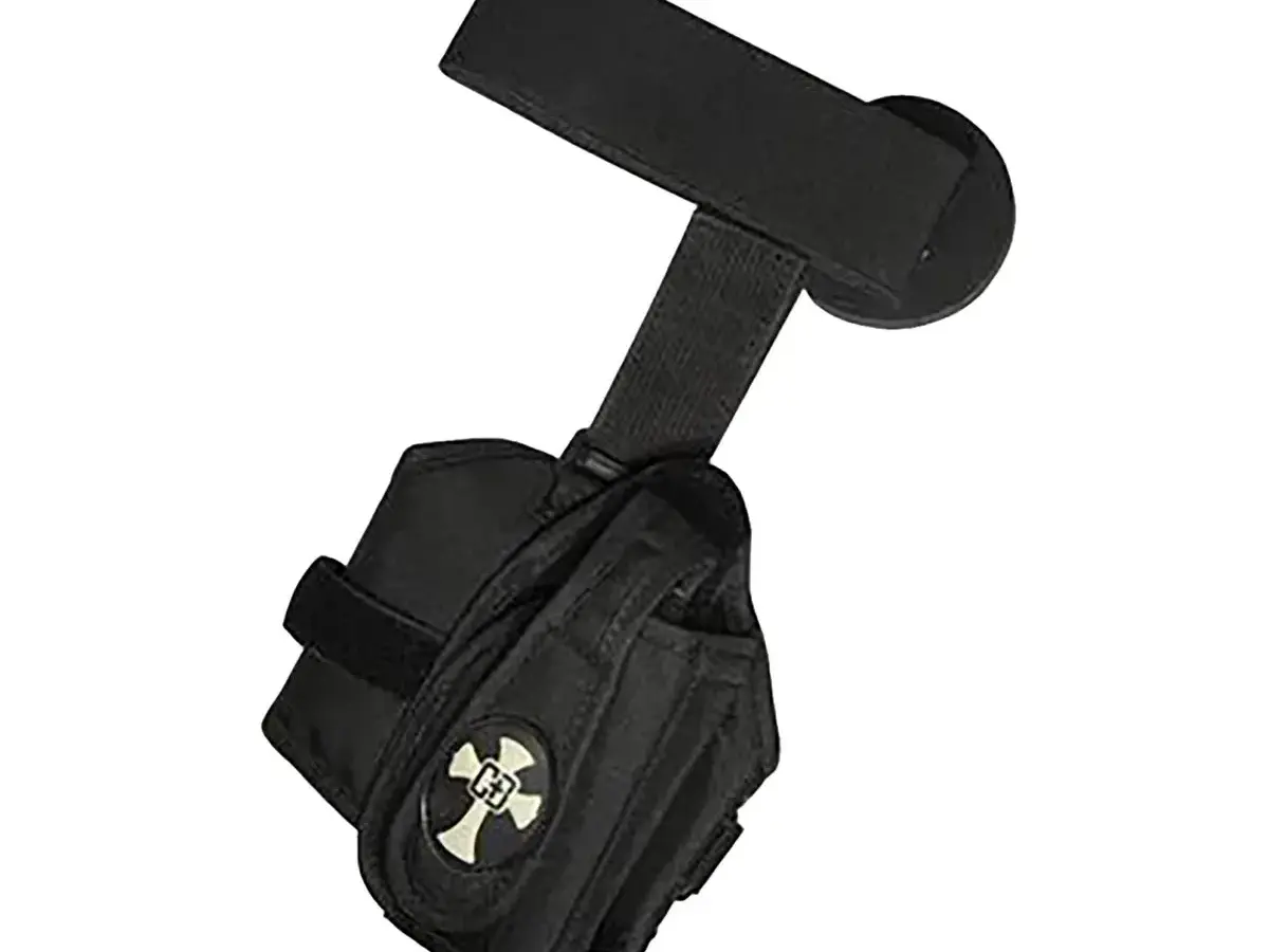 Small Ankle Holster Left Hand Black