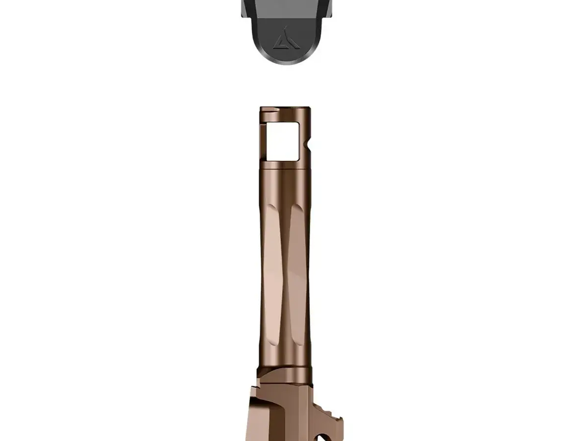 RAMJET Barrel W/AFTERBURNER Micro Comp For Glock 43X -Bronze - photo 4