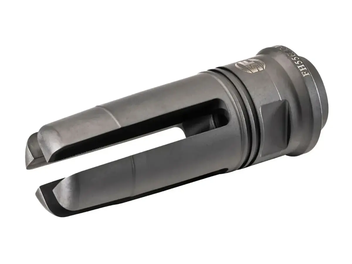 SOCOM 4-Prong Flash Hider 5.56mm 1/2-28 Threads Black
