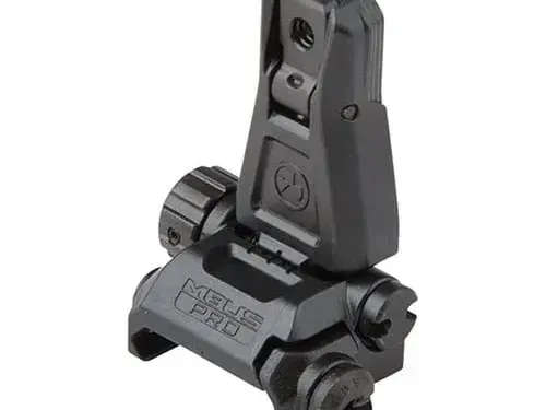 MBUS Pro Rear Sight Flip Up Adjustable Steel Black - photo 5
