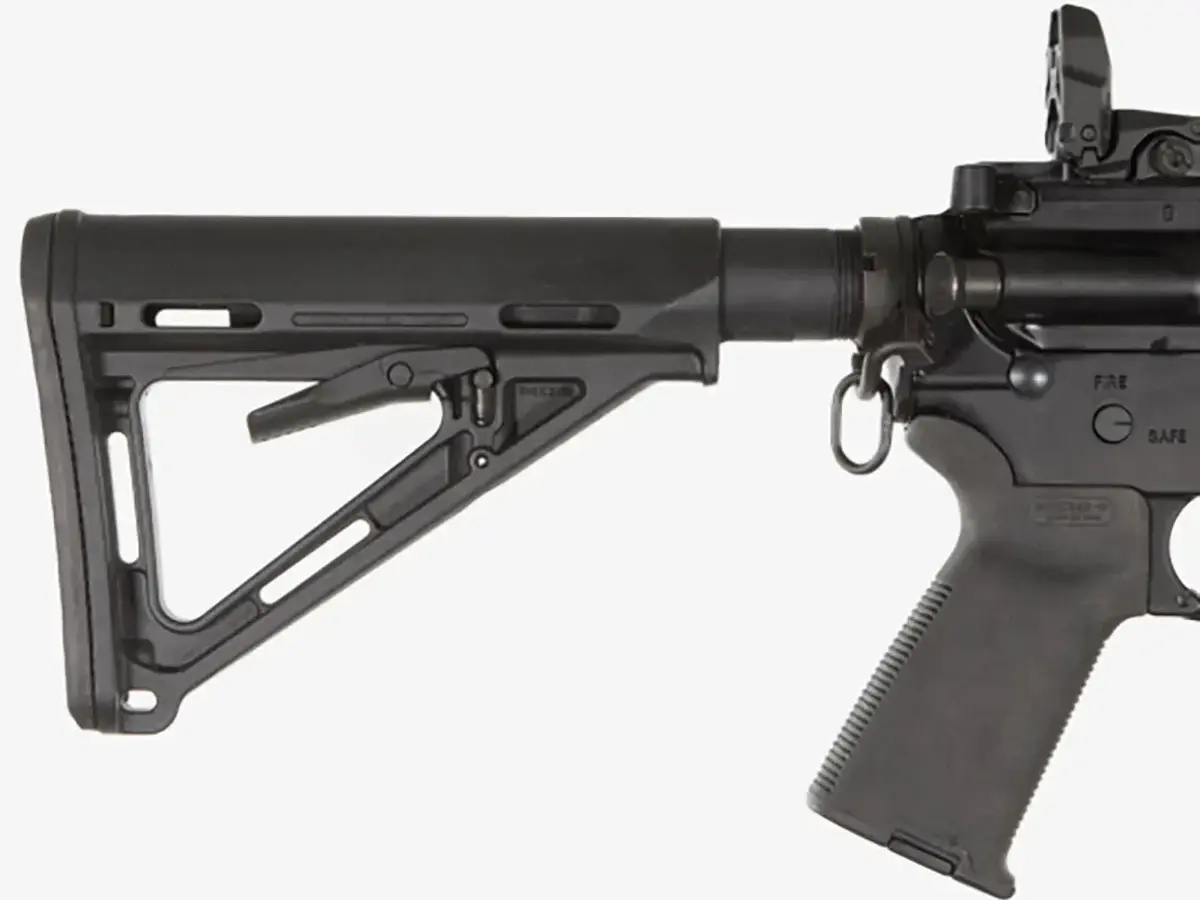 MOE Collapsible Mil-Spec Carbine Stock for AR-15 Black - photo 4