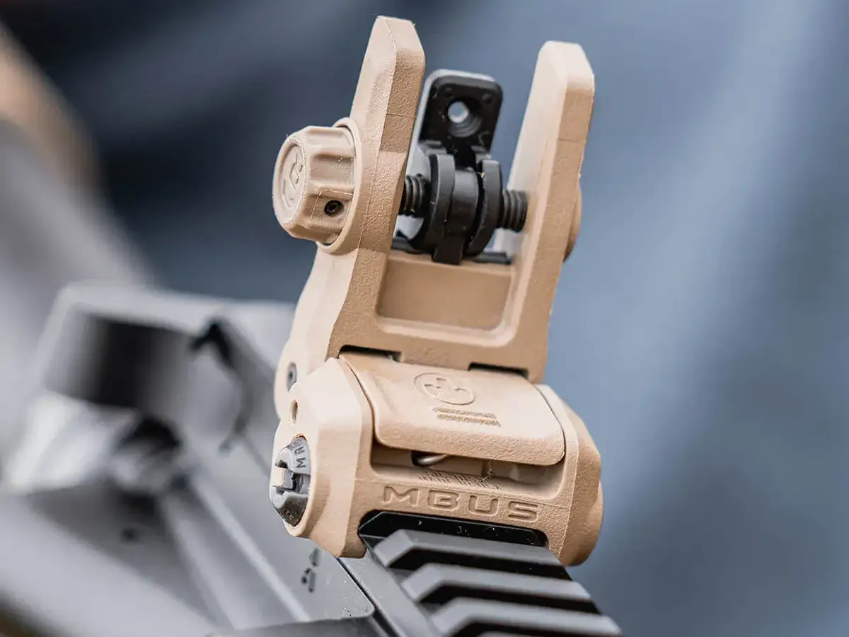 MBUS 3 Rear Sight Flip-Up Adjustable Polymer FDE - photo 5