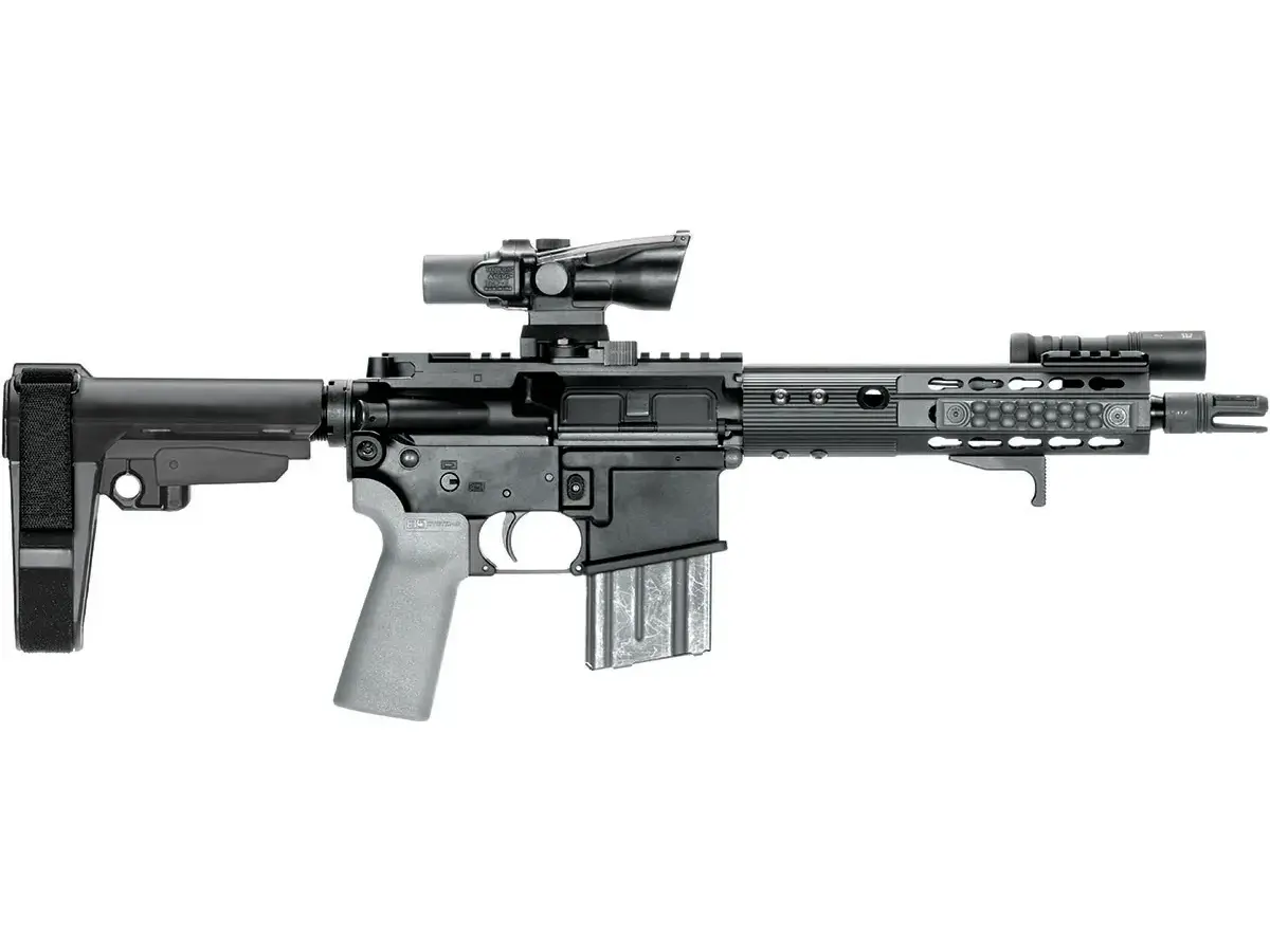 SBA3 5 Position Adjustable Pistol Stabilizing Brace Black - photo 6