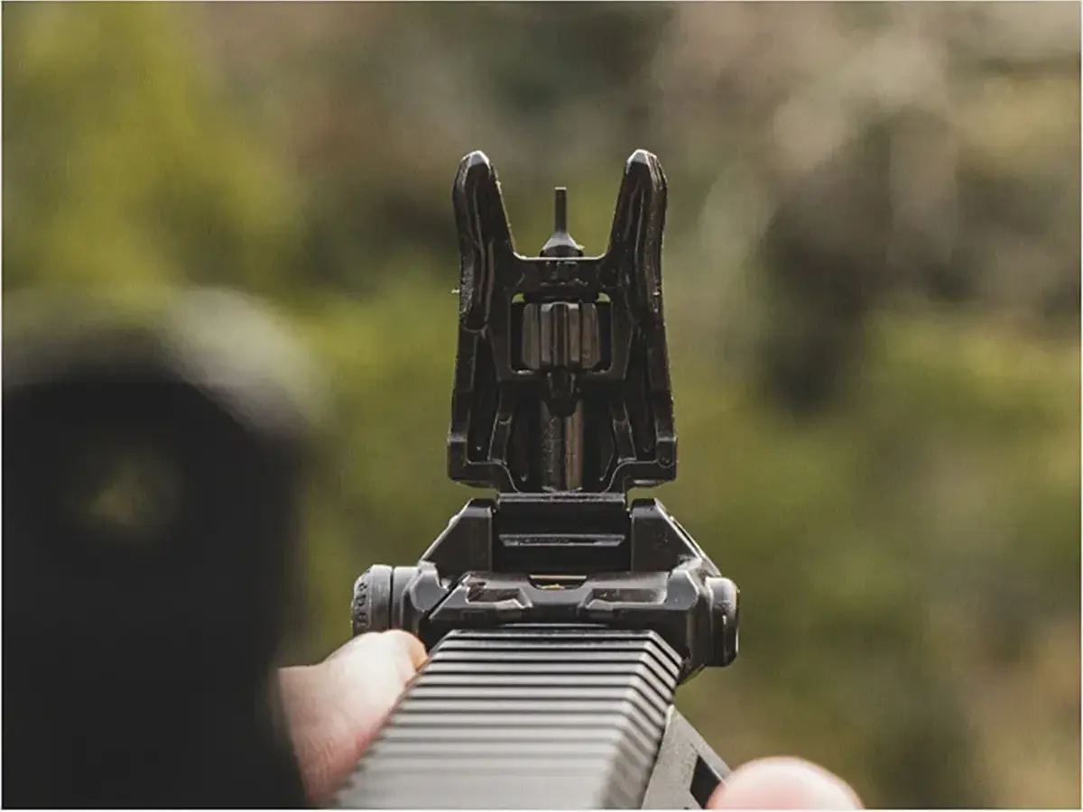 MBUS Pro Front Sight Flip-Up Adjustable Steel Black - photo 3