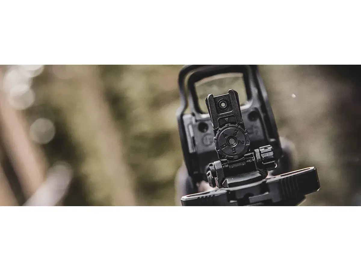 MBUS Pro Rear Sight Flip-Up LR Adjustable 2.6" Steel Black - photo 3