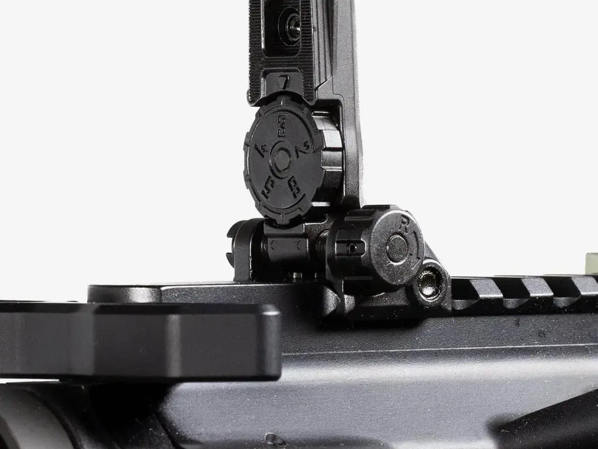 MBUS Pro Rear Sight Flip-Up LR Adjustable 2.6" Steel Black - photo 5