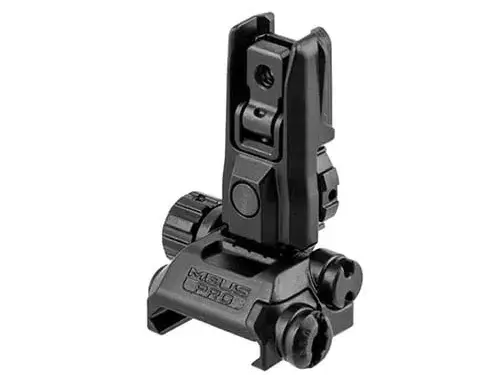 MBUS Pro Rear Sight Flip-Up LR Adjustable 2.6" Steel Black - photo 8