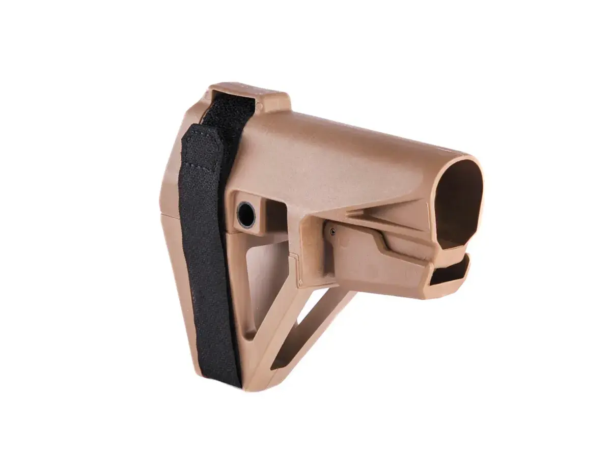 SBA5 5 Position Adjustable Pistol Stabilizing Brace  FDE - photo 2