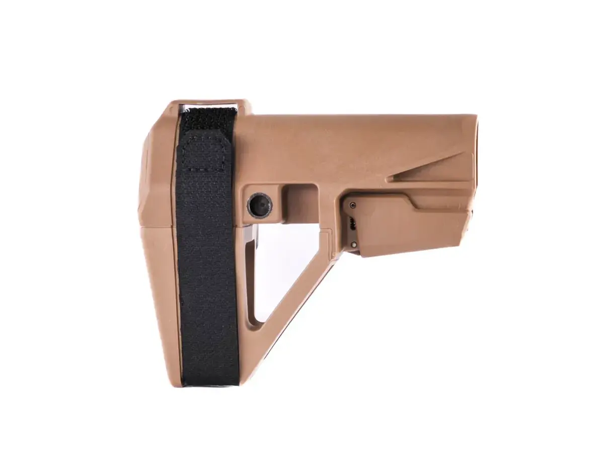 SBA5 5 Position Adjustable Pistol Stabilizing Brace  FDE - photo 4