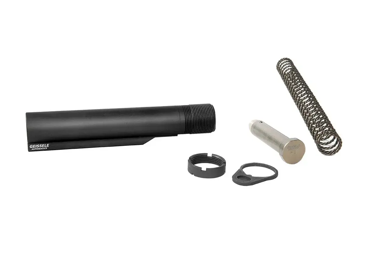 AR15 Premium MILSPEC Buffer Tube Assembly W/Super 42, H1 BLK
