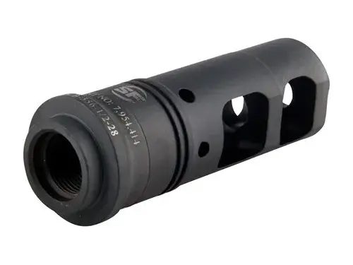 SFMB-556 Muzzle Brake 22 Caliber 1/2-28 SS Black - photo 2