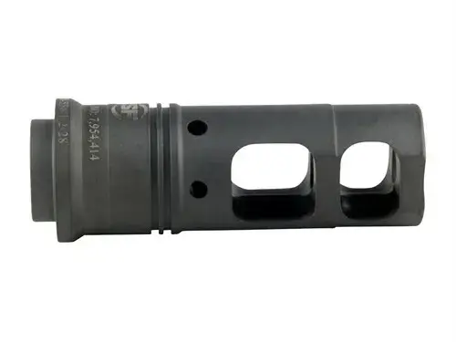 SFMB-556 Muzzle Brake 22 Caliber 1/2-28 SS Black - photo 3