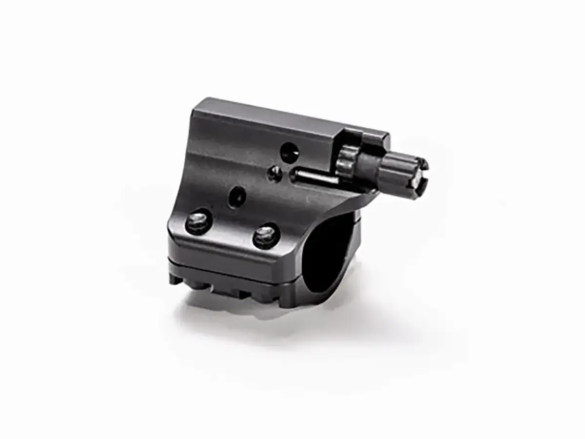 D2 Series Ultra Low Profile .750 Adj Gas Block With Detent
