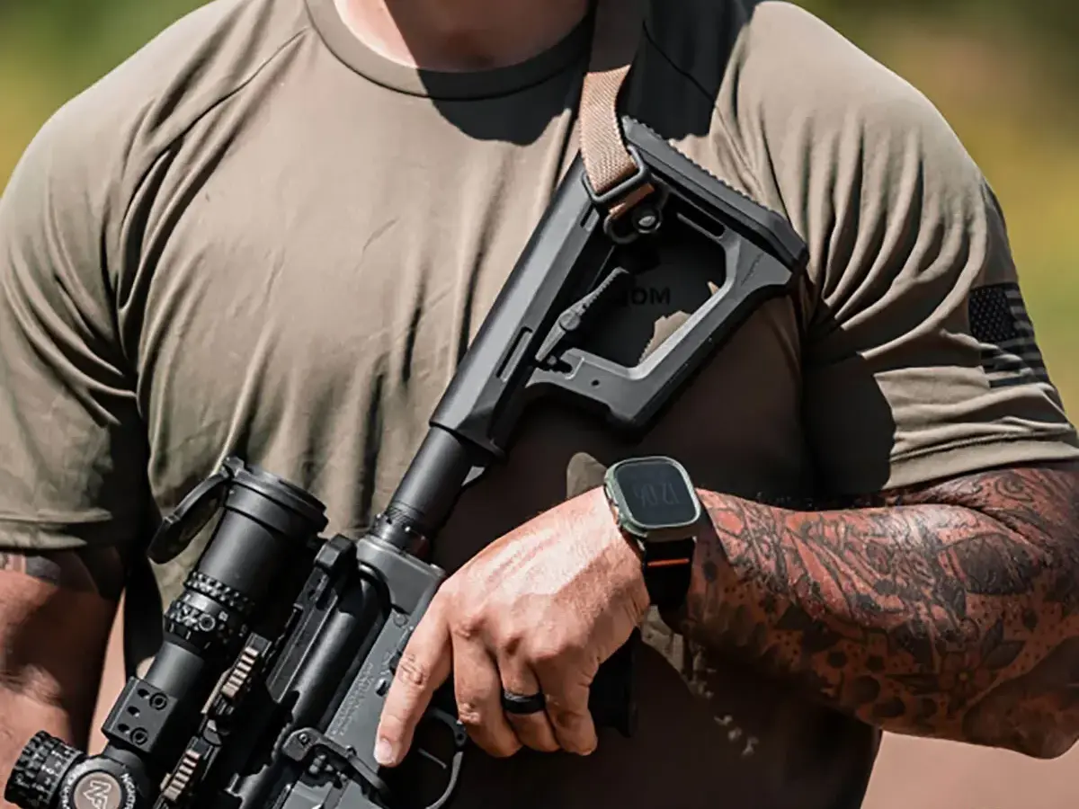 DT-PR Collapsible Mil-Spec Carbine Stock for AR-15 Black - photo 5
