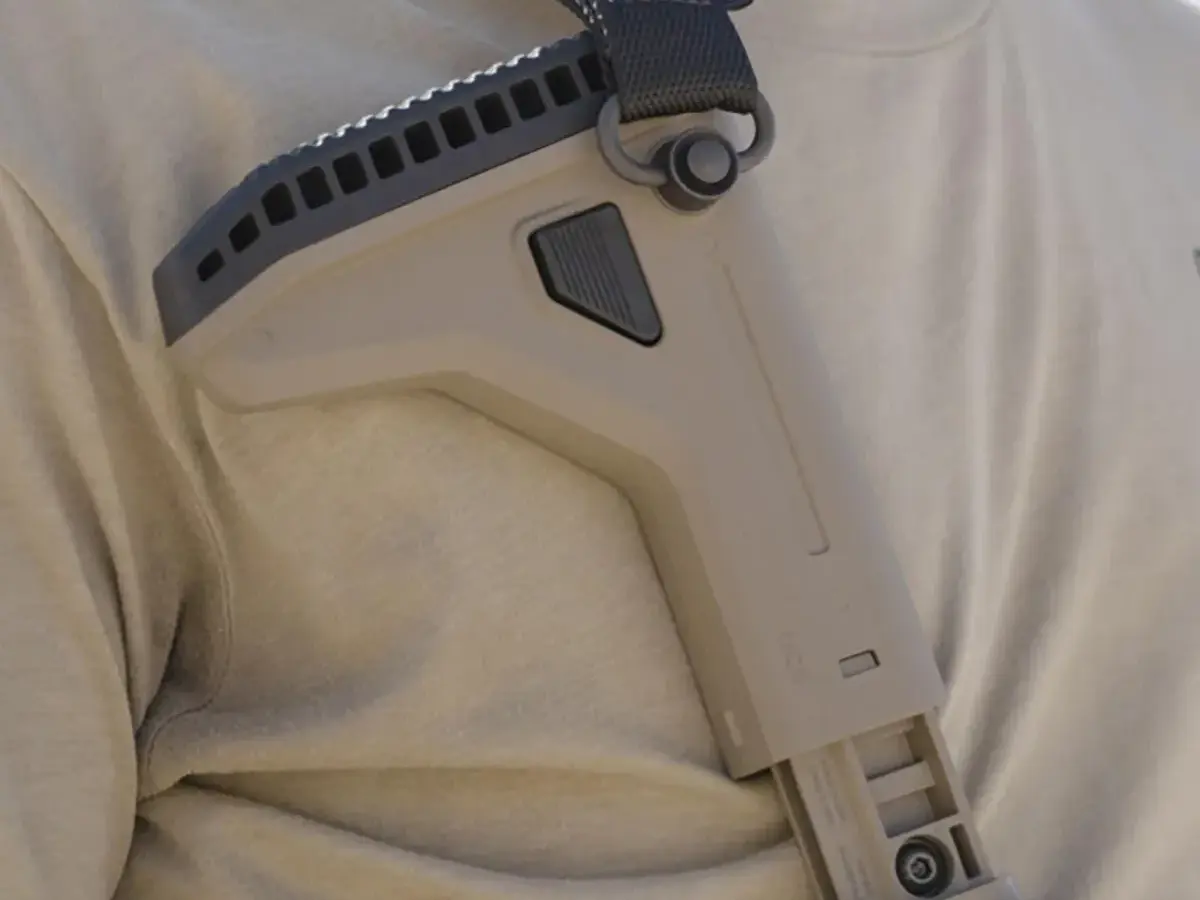 UCS Adjustable Carbine Stock for AR-15 FDE - photo 5