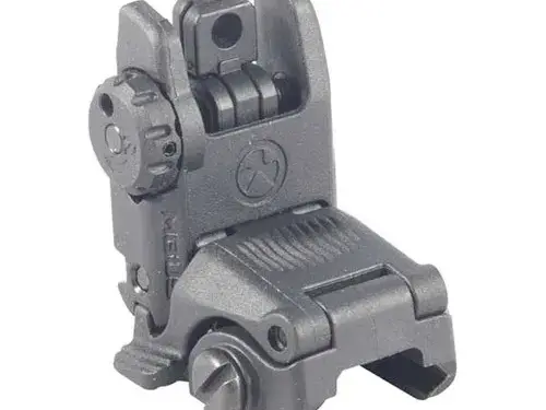 MBUS Rear Sight Flip-Up Polymer for AR-15 Black - photo 11