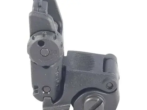 MBUS Rear Sight Flip-Up Polymer for AR-15 Black - photo 2