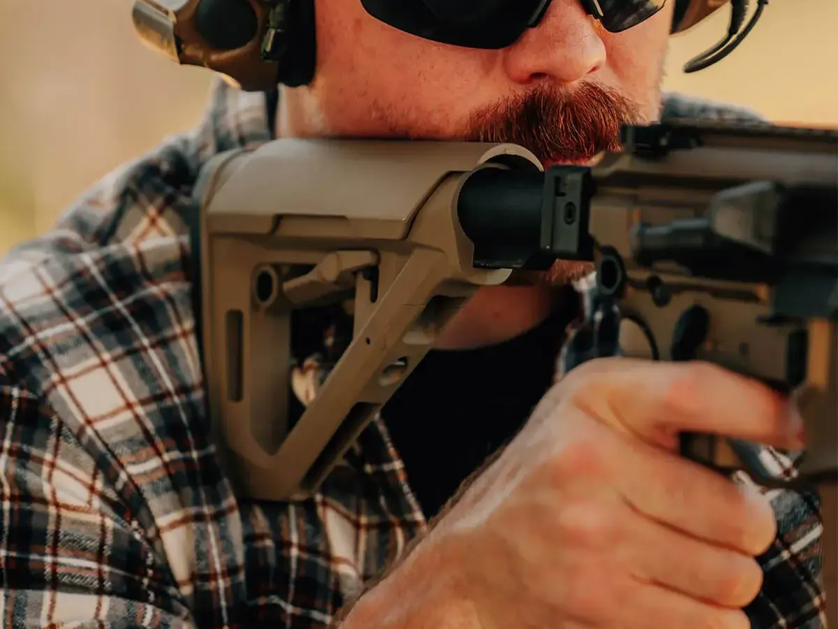 DT Collapsible Mil-Spec Carbine Stock for AR-15 FDE - photo 4
