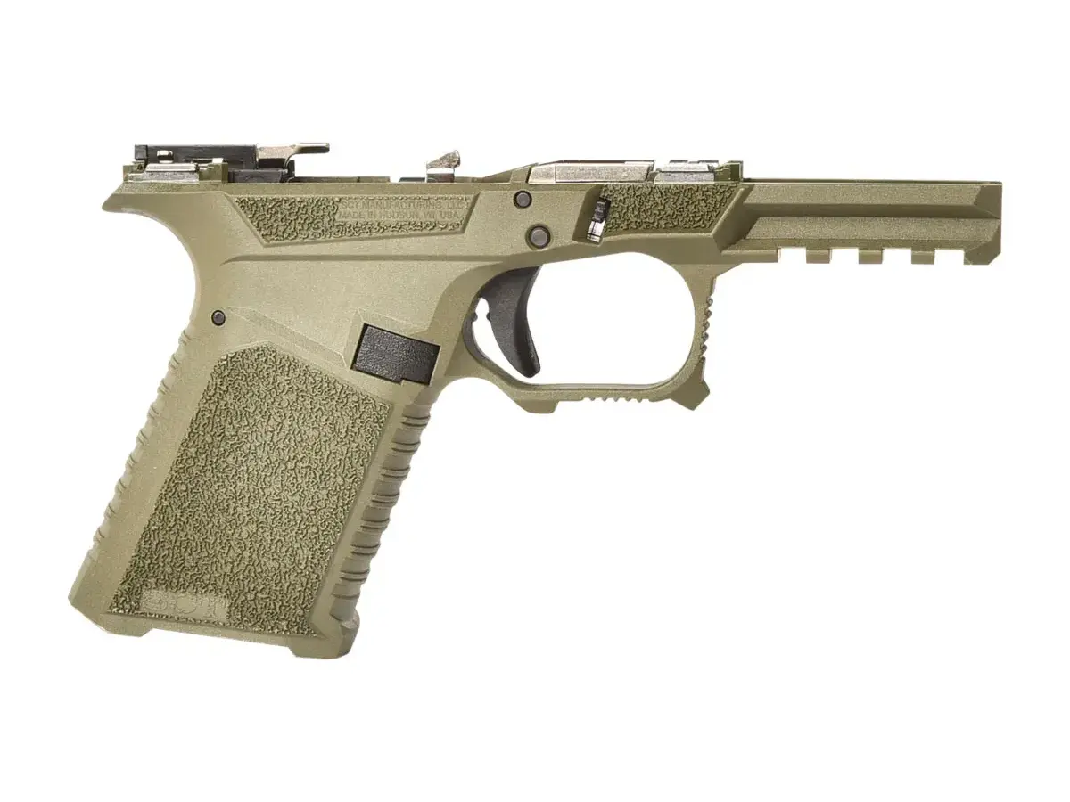 SCT Manufacturing Assembled Frame Gen 3 G19/G23/G32 Poly, Outdoor Green - photo 4