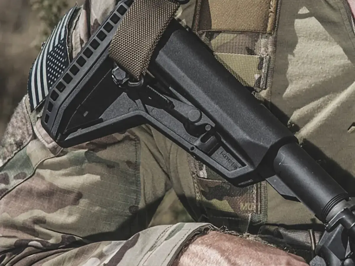 MOE SL Collapsible Mil-Spec Carbine Stock for AR-15 Black - photo 3