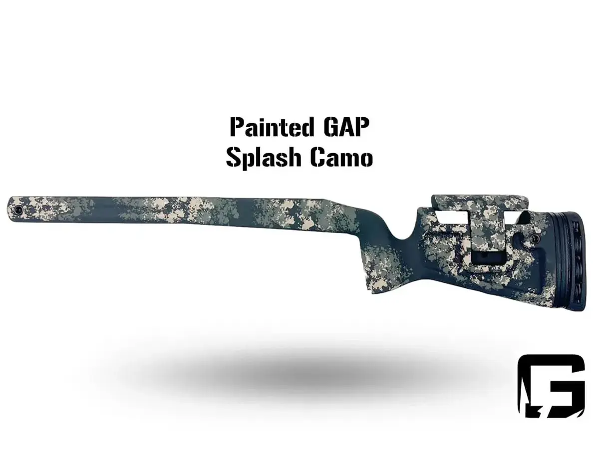 Phoenix2 Short Action Right Hand Rifle Stock GAP Splash Camo