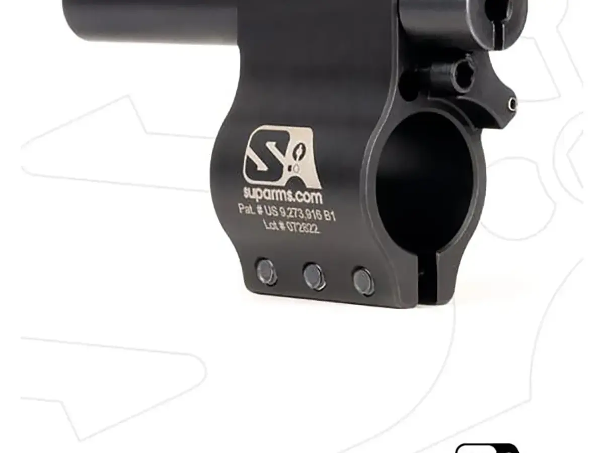 AR-15 Adj Piston System W/ClampOn .625" Gas Block Mid RH - photo 2