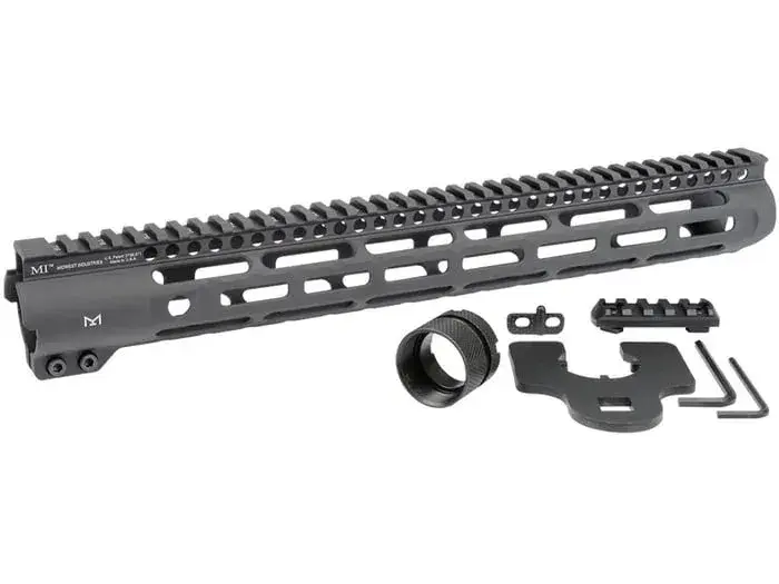 Slim Line Handguards 15" M-LOK Aluminum Black