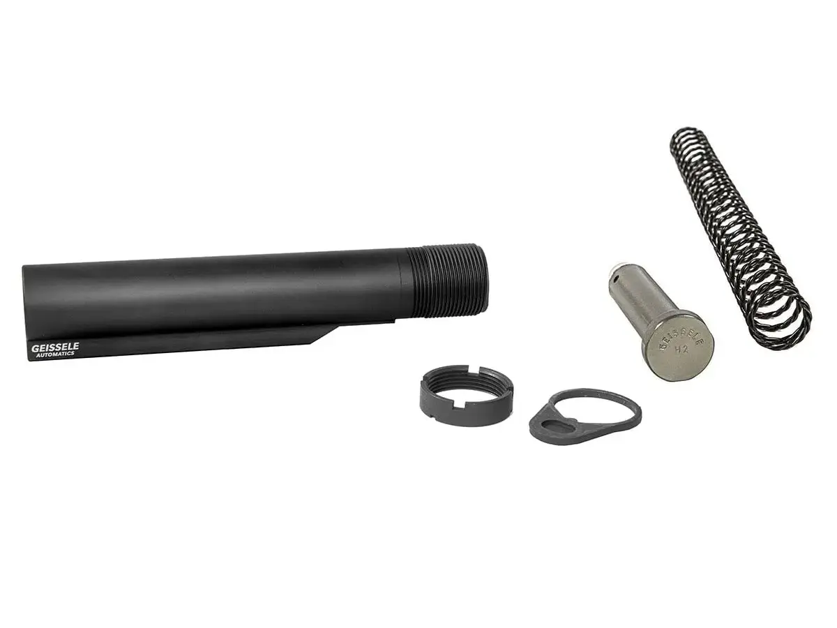 AR15 Premium MILSPEC Buffer Tube Assembly W/Super 42, H2 BLK