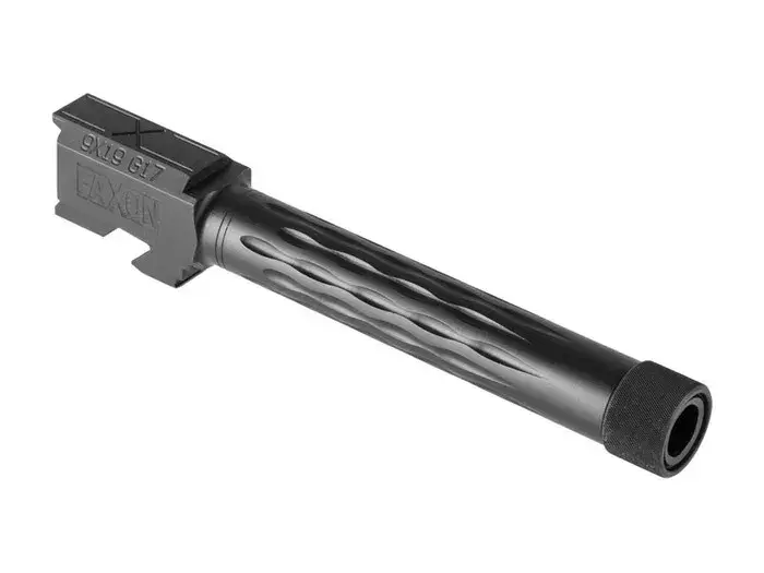 Match 9mm Threaded Flame BBL for Glock-17 Gen 1-4 Black - photo 2