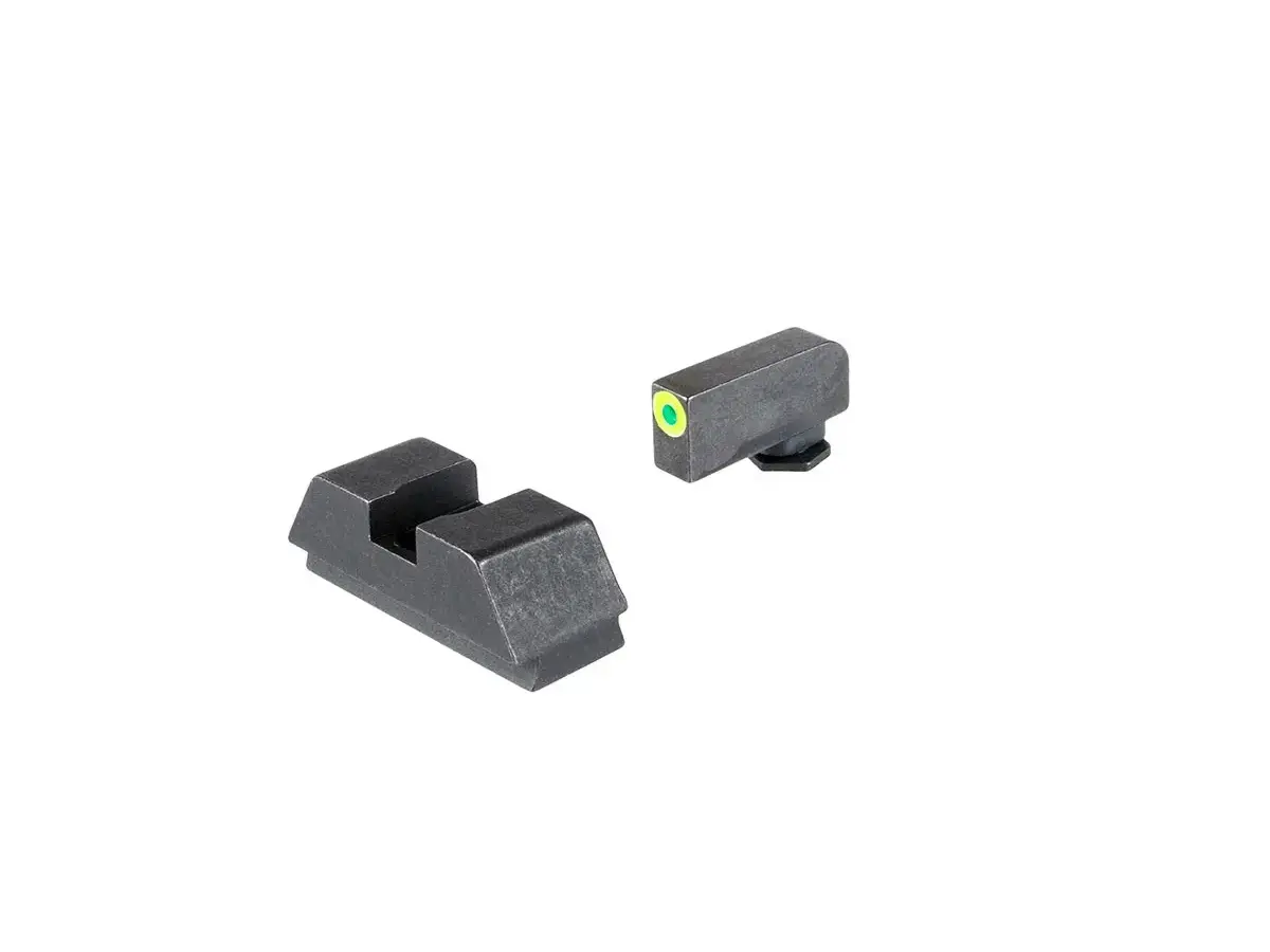 1L Optic Comp Sights Trit/Green OL .220"F /.295"R for Glock