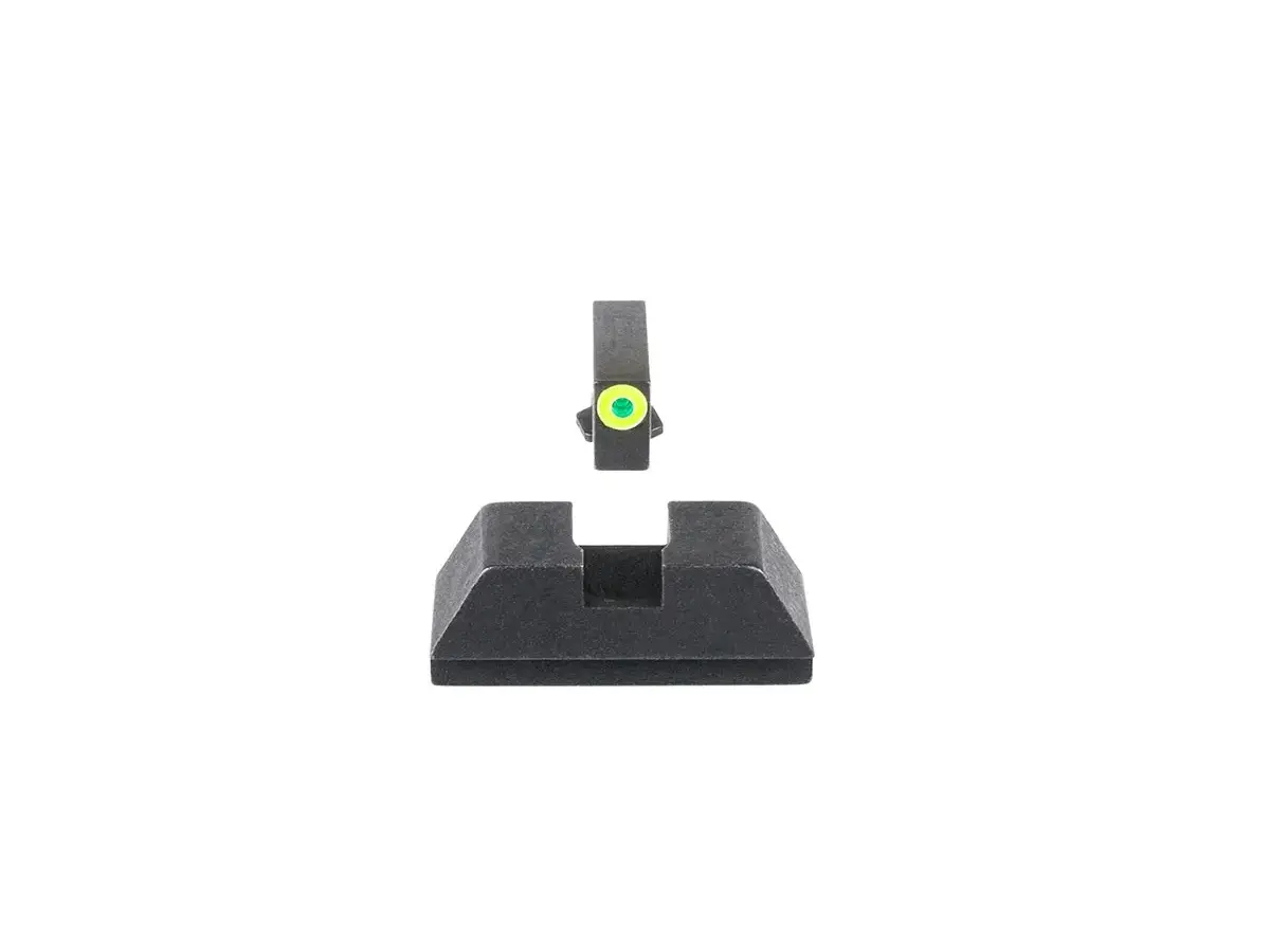 1L Optic Comp Sights Trit/Green OL .220"F /.295"R for Glock - photo 2