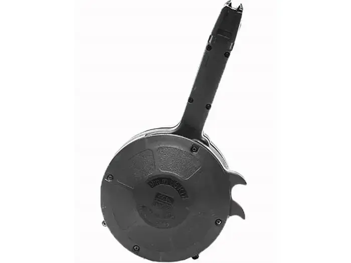 50rd Drum Magazine 9mm Black Polymer for Glock~ 17, 19, 26