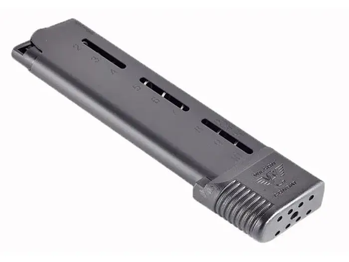 1911 Elite Tactical Mag Full Size Wrap Around Base Pad Blk