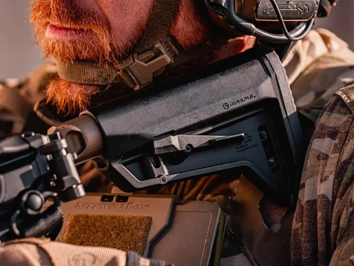 MOE SL-M Collapsible Mil-Spec Carbine Stock for AR-15 Black - photo 2