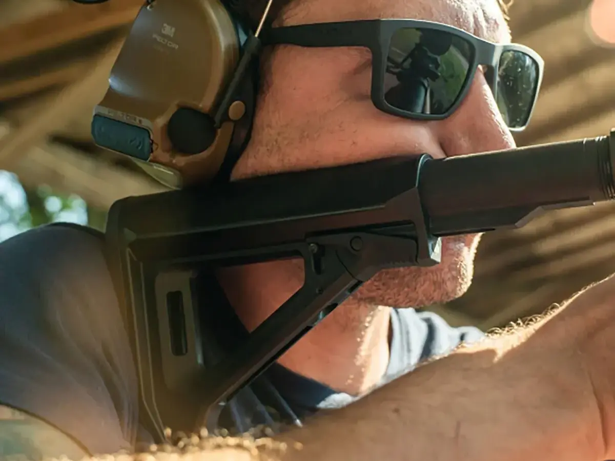 MOE RL Collapsible Mil-Spec Carbine Stock for AR-15 Black - photo 4