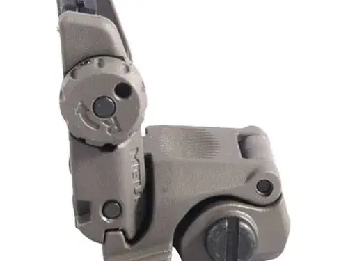 MBUS Rear Sight Flip-Up Polymer for AR-15 FDE - photo 2