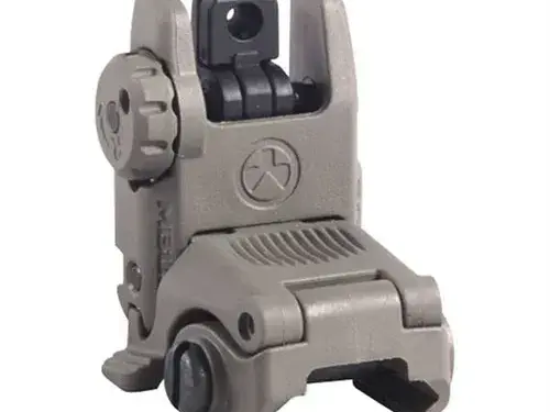 MBUS Rear Sight Flip-Up Polymer for AR-15 FDE - photo 8