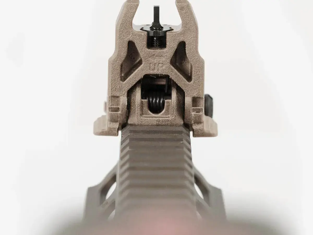 MBUS Front Sight Flip-Up Polymer for AR-15 FDE - photo 6