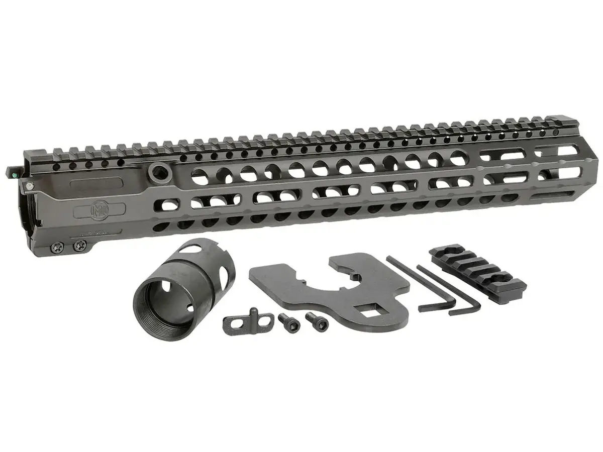 Low Combat Rail HD 15" M-LOK Handguard for AR-15 Black