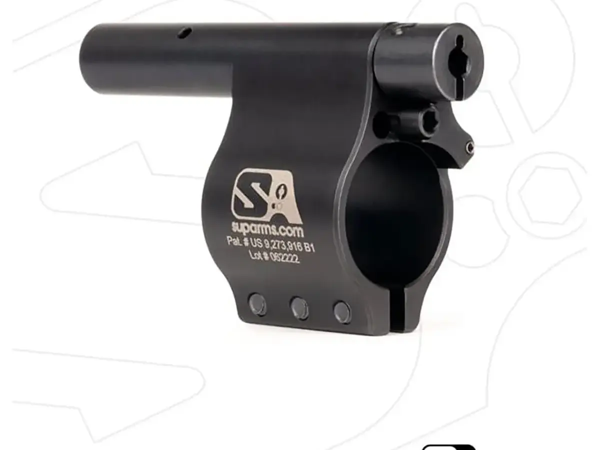 AR-15 Adj Piston System W/ClampOn .750" Gas Block Carbine LH - photo 4