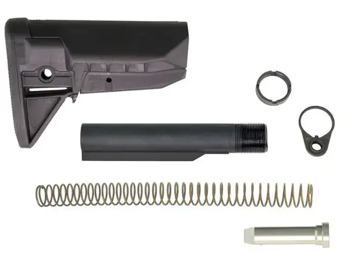 Mod 0 SOPMOD Stock Assy Collapsible Mil-Spec BLK