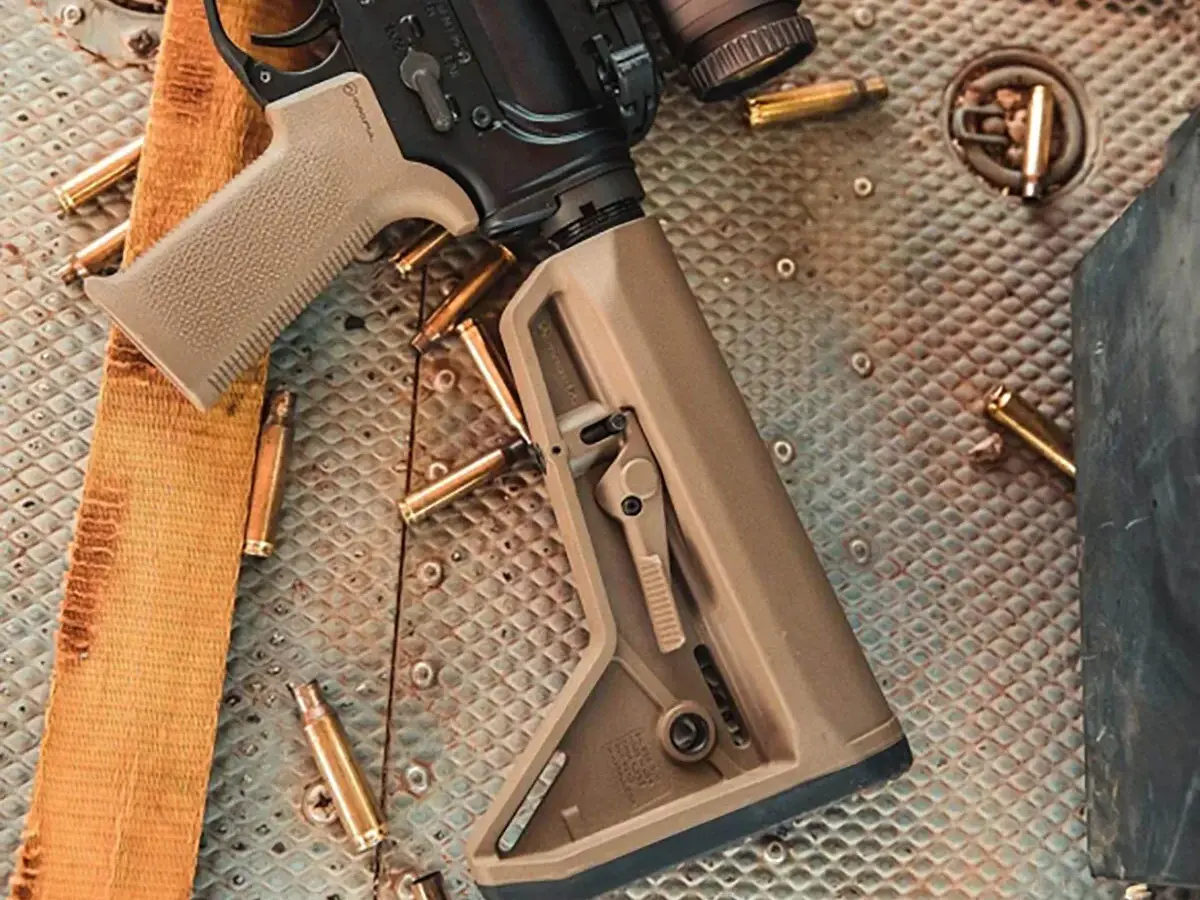 MOE SL Collapsible Mil-Spec Carbine Stock for AR-15 FDE - photo 3