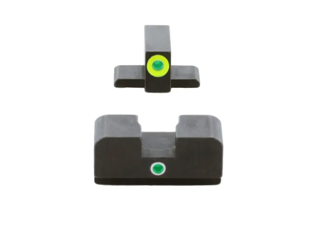 i-Dot Sight Set LumiGreen Outline  for FN High Power Black - photo 2