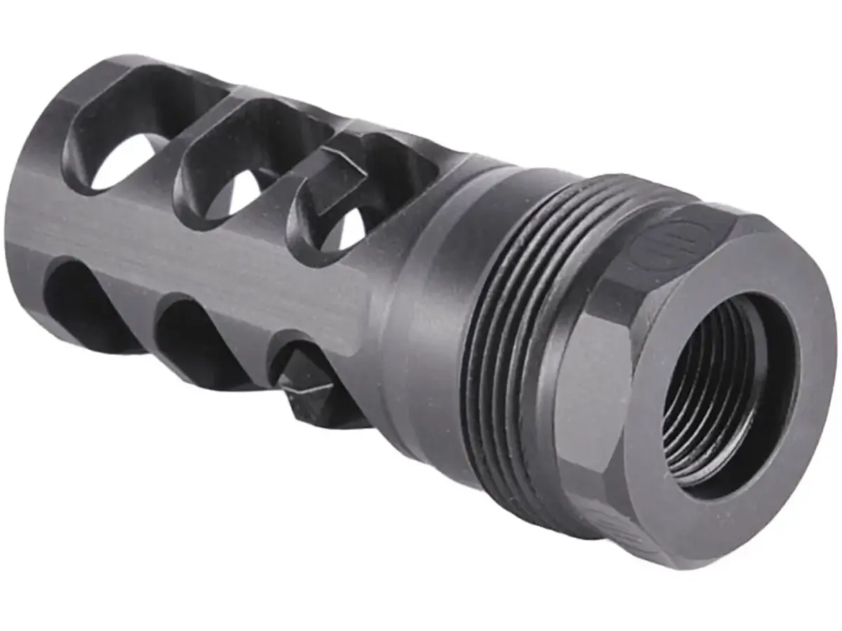 FRC Flat 3-Port 223 Caliber 1/2"-28 Threads Compensator