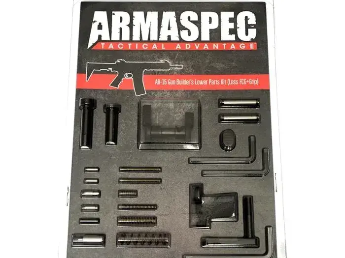 Gun Builders Stainless Lower Parts Kit .223/5.56 Black