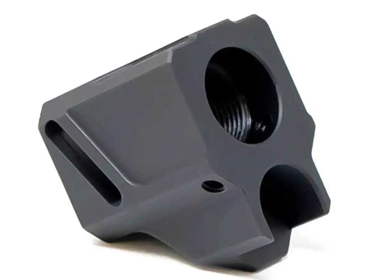 EXOS-523 Pistol Compensator for Glock 43 Black