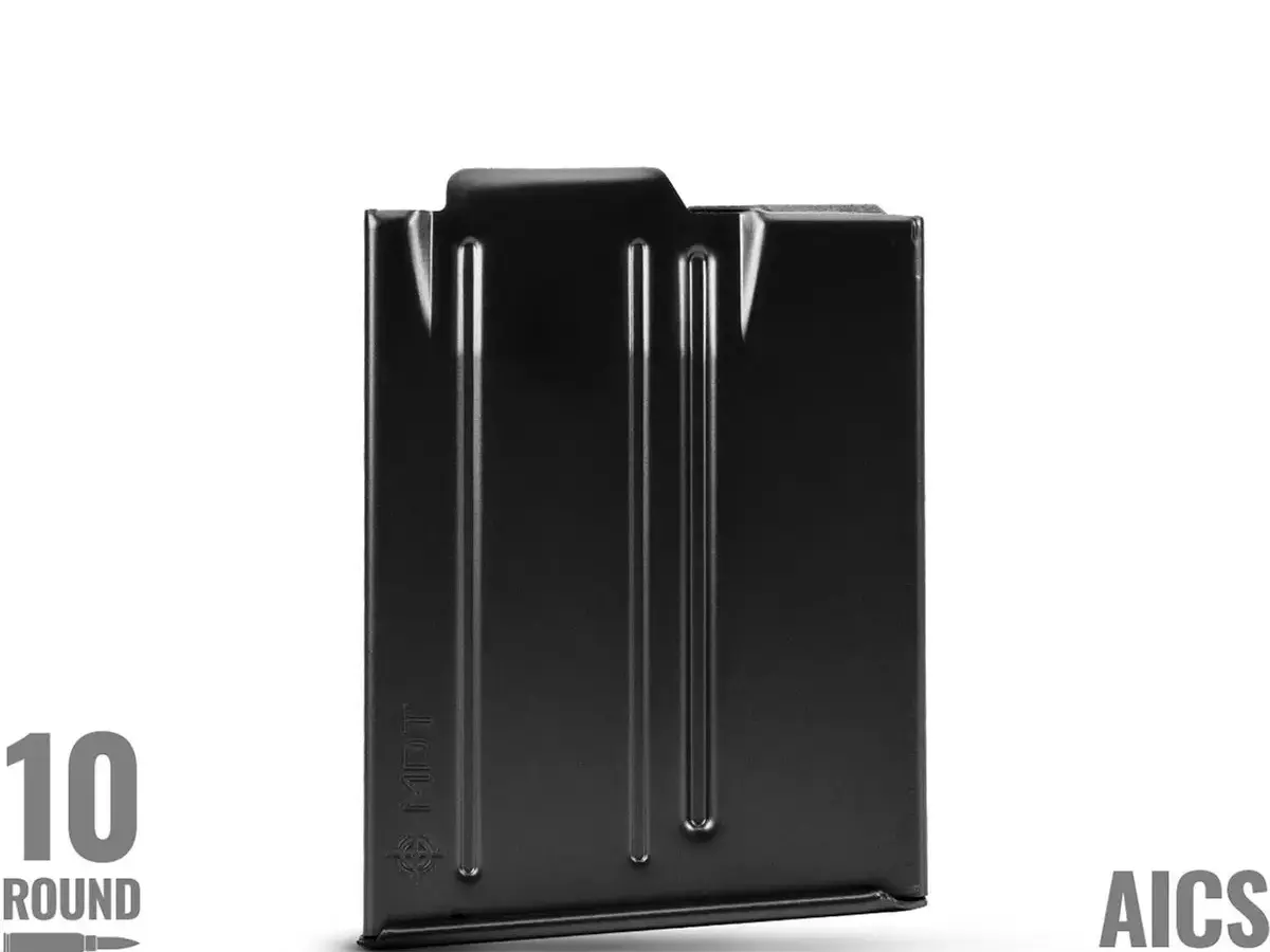 No Binder Plate 10 Round Metal Magazine, Black