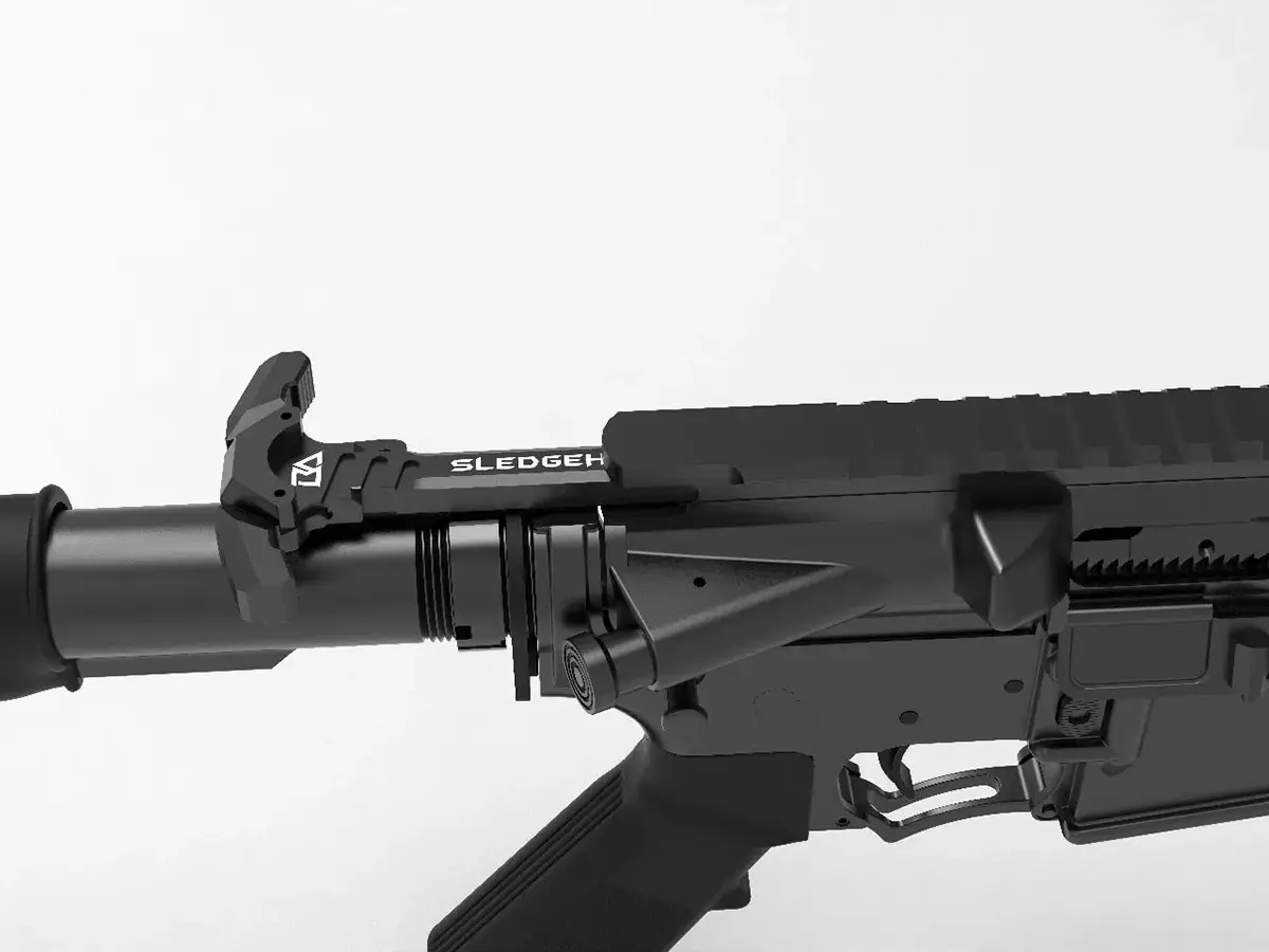 AR-15 Sledgehammer Ambi Charging Handle Black - photo 3