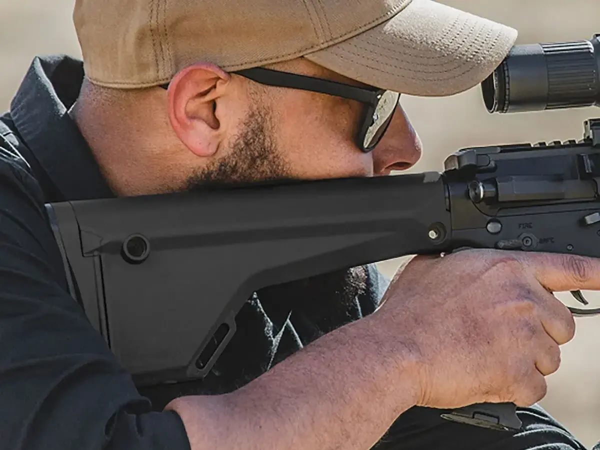 MOE Fixed Rifle Length Stock for AR-15 Black - photo 4