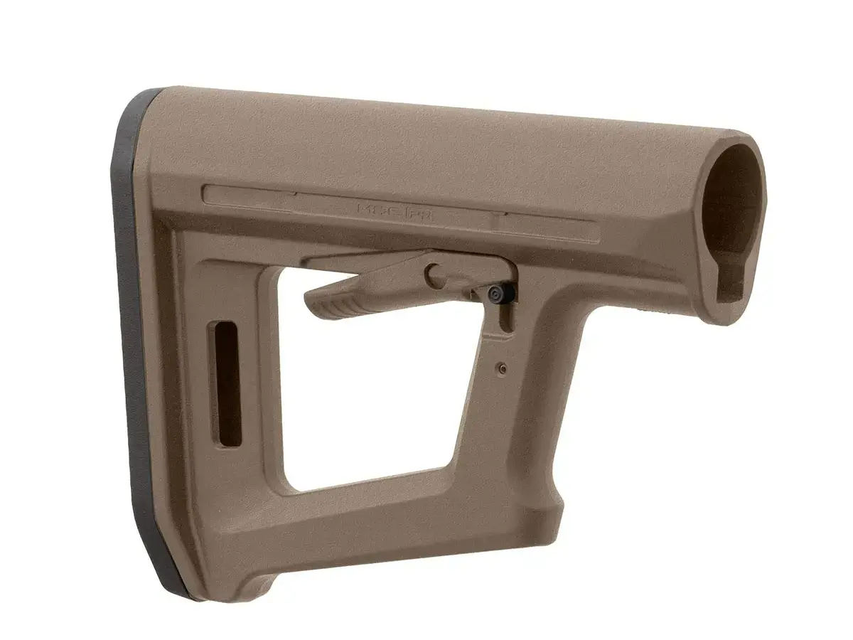 MOE PR Collapsible Mil-Spec Carbine Stock for AR-15 FDE